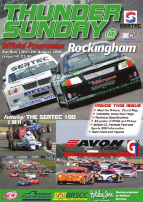 Thunder Sunday Rockingham Programme 12th/13th August 2006